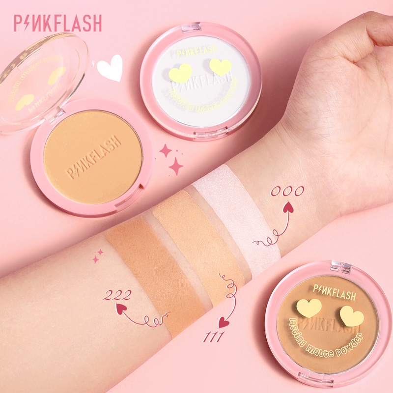 Pinkflash Lasting Matte Pressed Powder #222