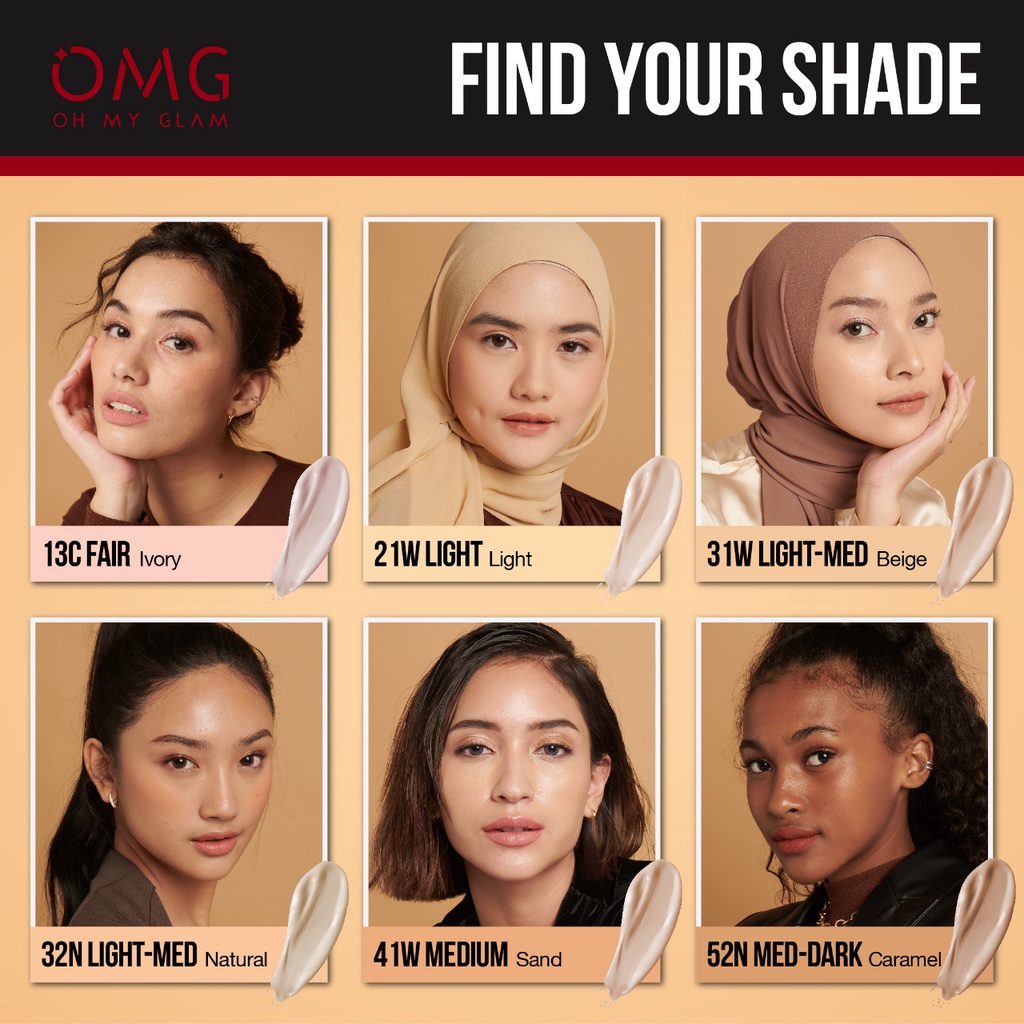 OMG Coverlast Liquid Foundation 32N Natural