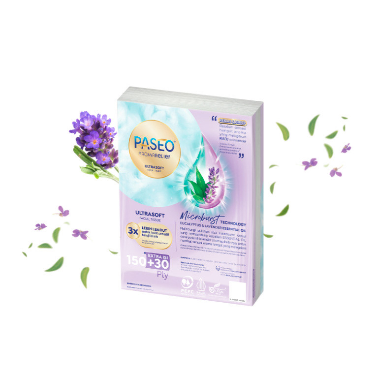 Tissue Paseo AromaRelief Ultra Soft 150ply