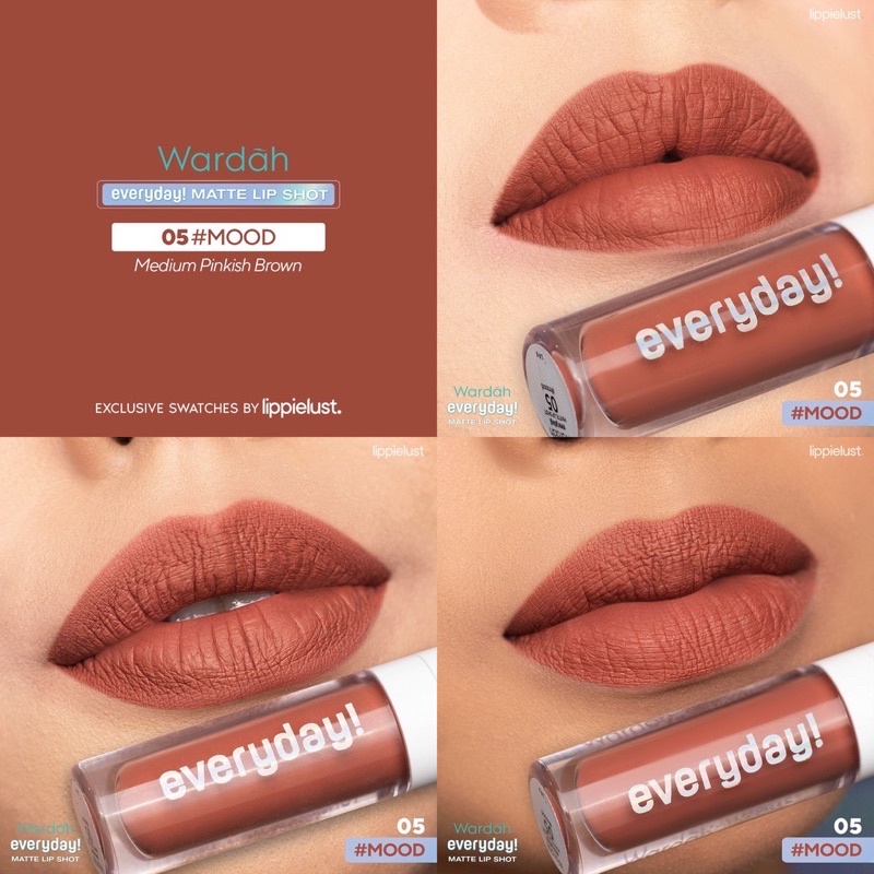 Wardah Everyday Matte Lip Shot - 05 Mood