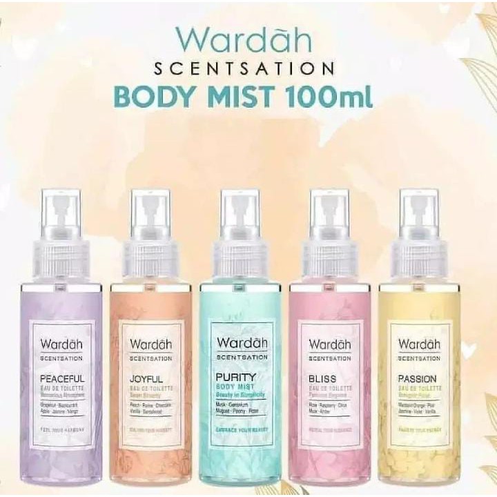 Wardah Scentsation Body Mist 100ml - Purity