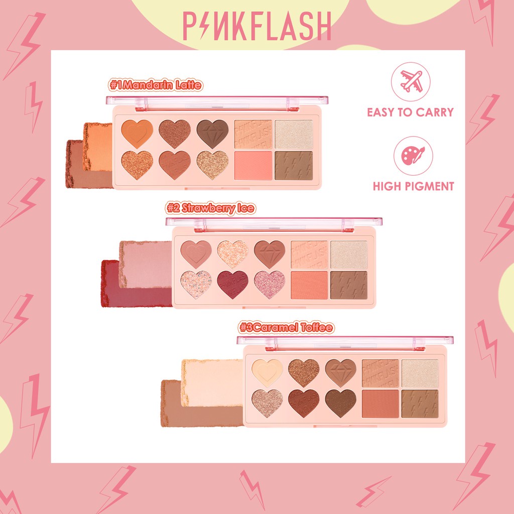 Pinkflash Multi Face Pallet PF-M02 #02 Strawberry Ice
