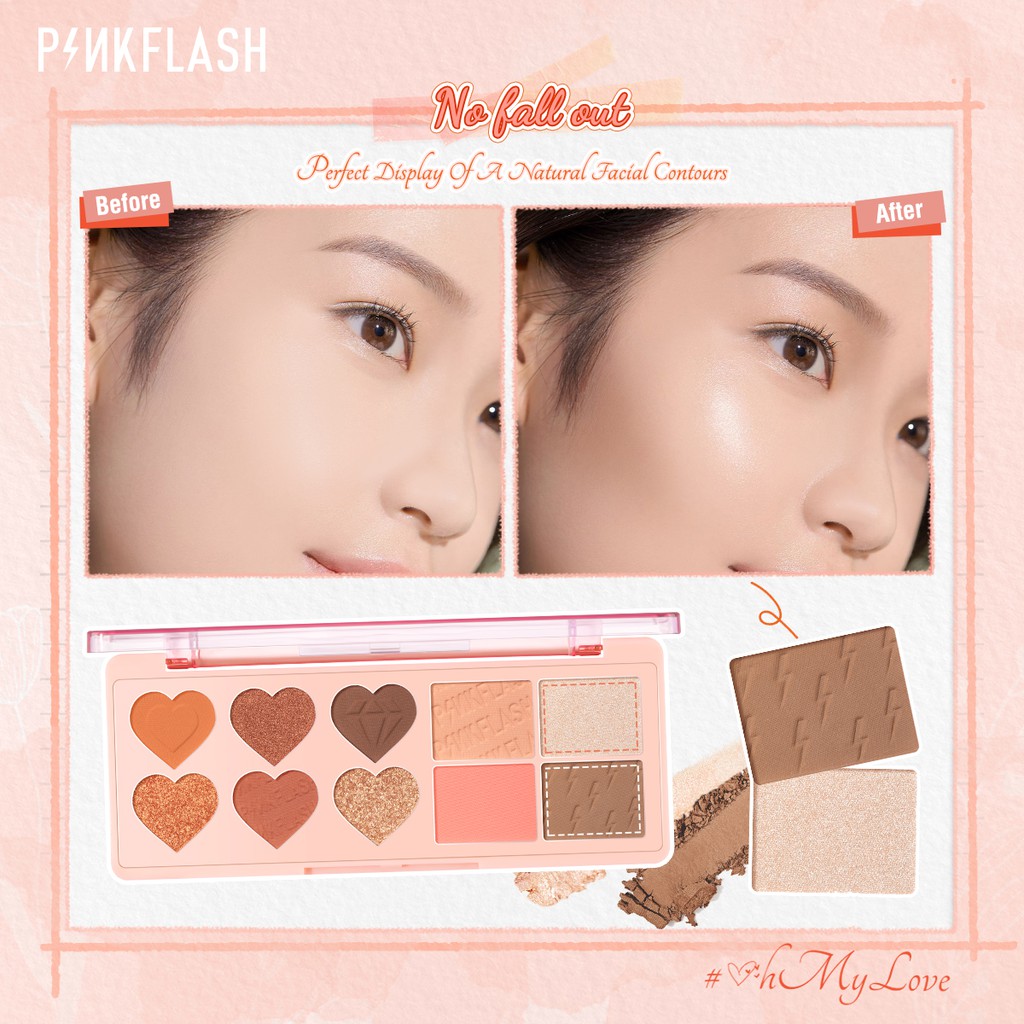 Pinkflash Multi Face Pallet PF-M02 #02 Strawberry Ice