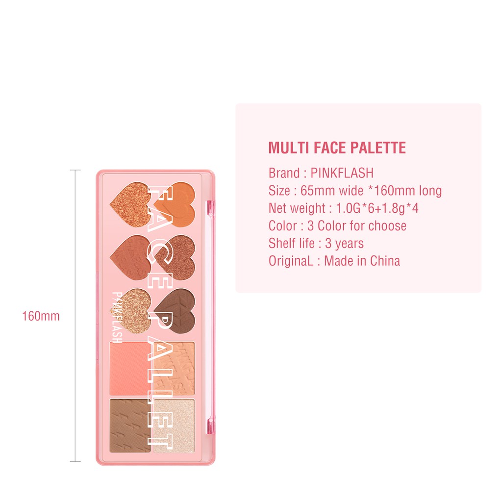 Pinkflash Multi Face Pallet PF-M02 #03 Caramel Toffee