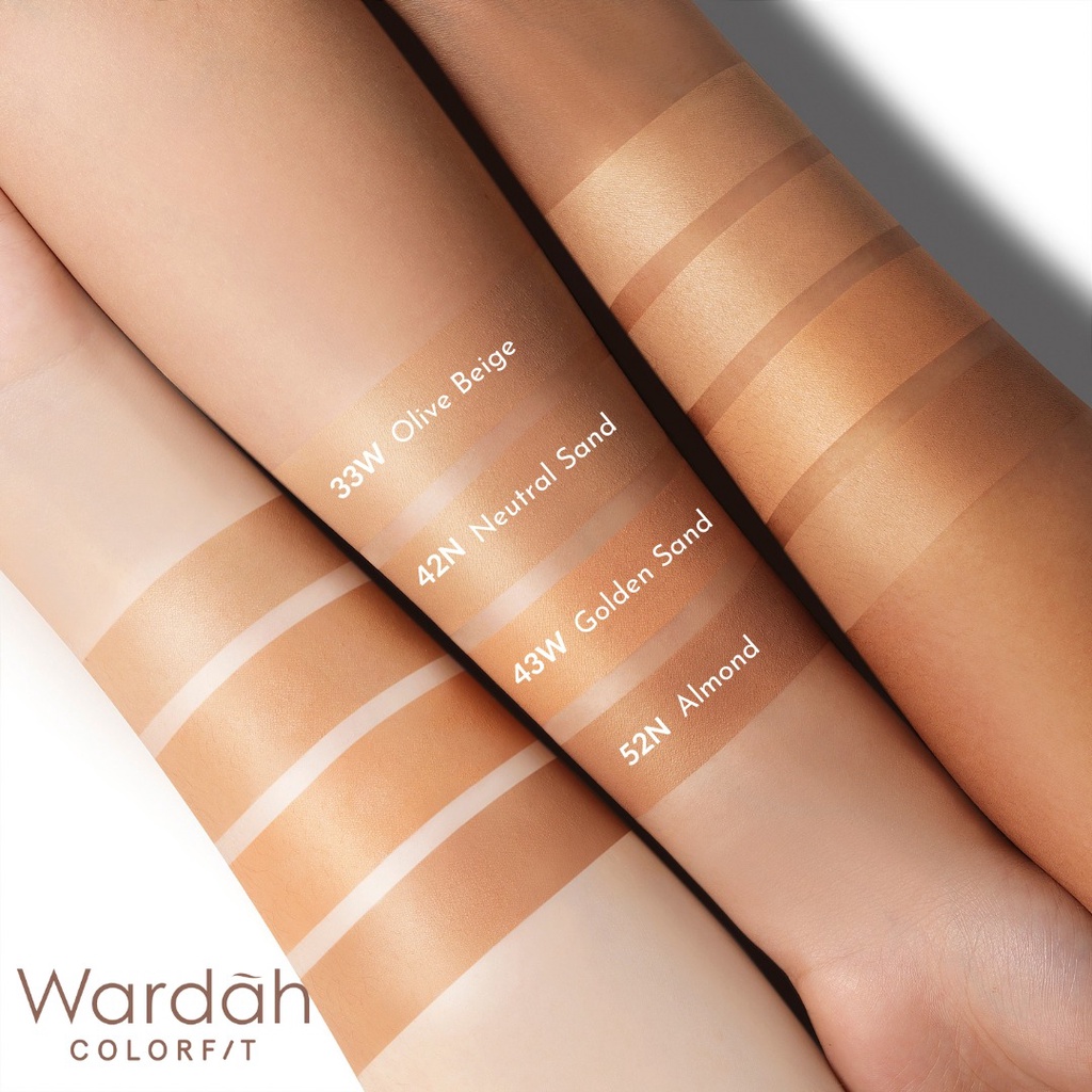 Wardah Colorfit Perfect Glow Cushion 15gr - 43W Golden Sand