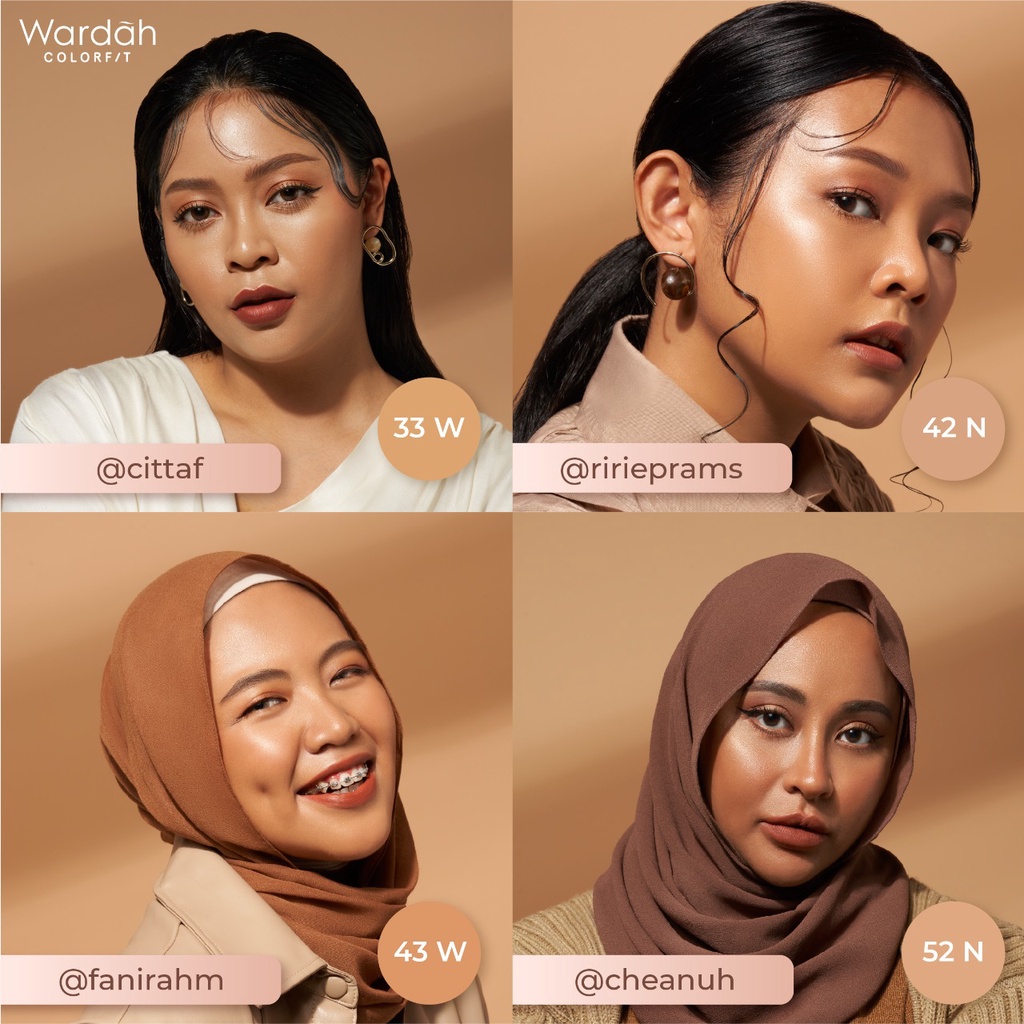Wardah Colorfit Perfect Glow Cushion 15gr - 43W Golden Sand