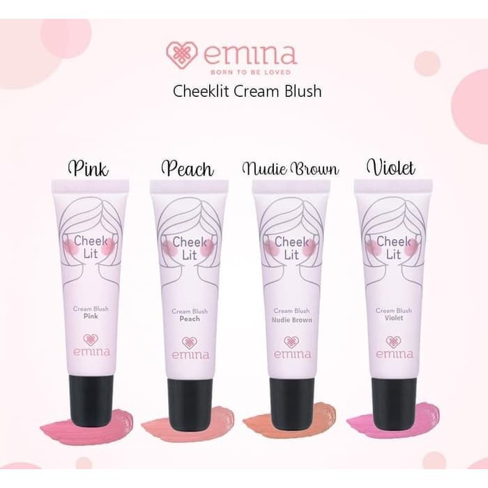 Emina Cheek Lit Cream Blush Peach 10ml