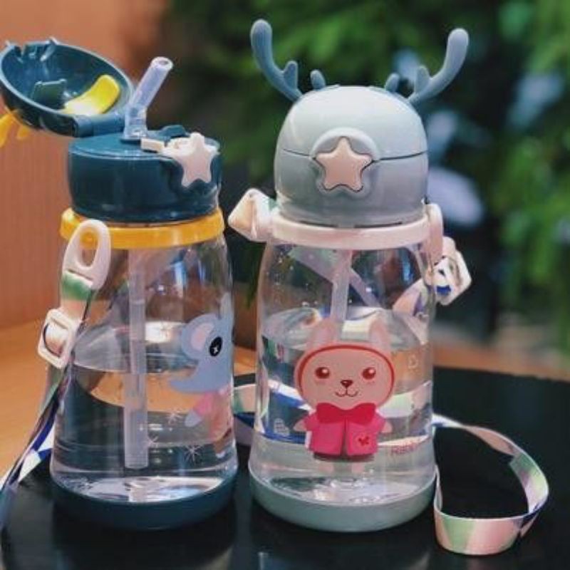 Botol Minum Tanduk Rusa + Tali 600ml