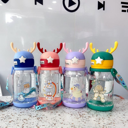 Botol Minum Tanduk Rusa + Tali 600ml