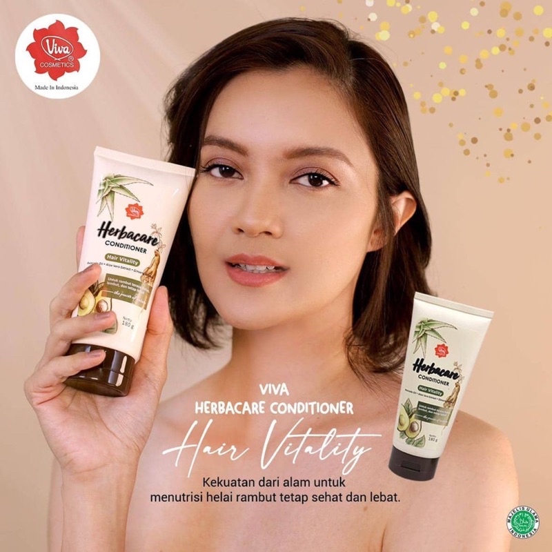 Viva Herbacare Conditioner 180gr - Hair Vitality (Kuning)