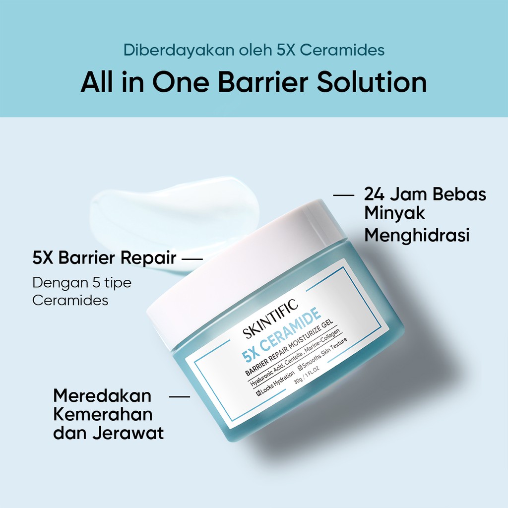 Skintific 5x Ceramide Barrier Repair Moisture Gel 30gr