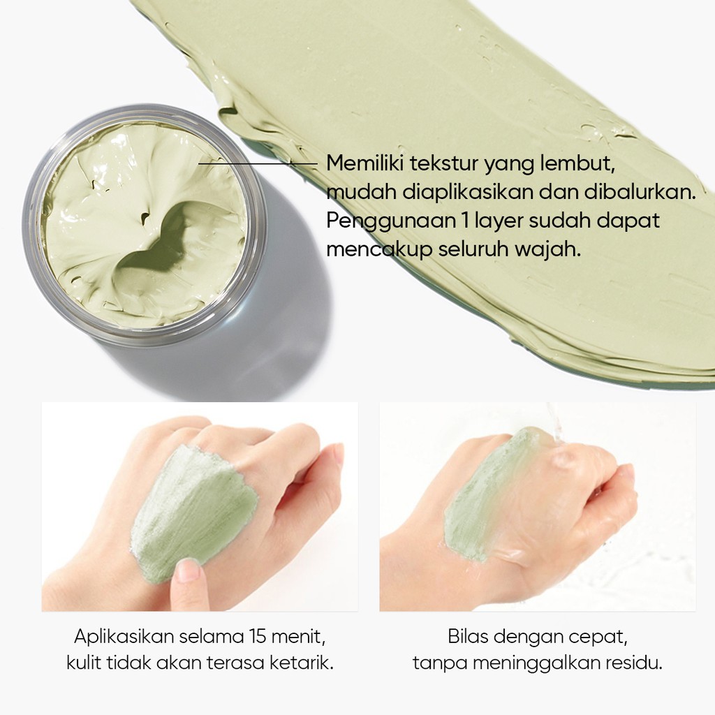 Skintific Mugwort Anti Pores & Acne Clay Mask 55gr