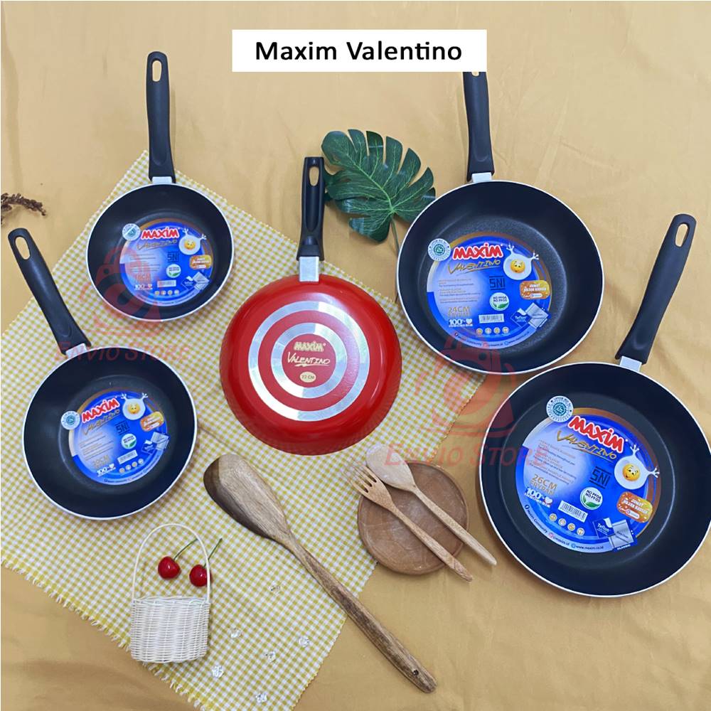 Maspion Maxim Valentino Teflon 18cm (Frypan Anti Lengket)