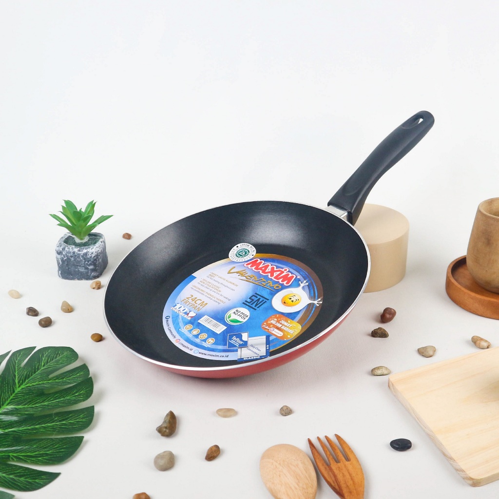 Maspion Maxim Valentino Teflon 24cm (Frypan Anti Lengket)