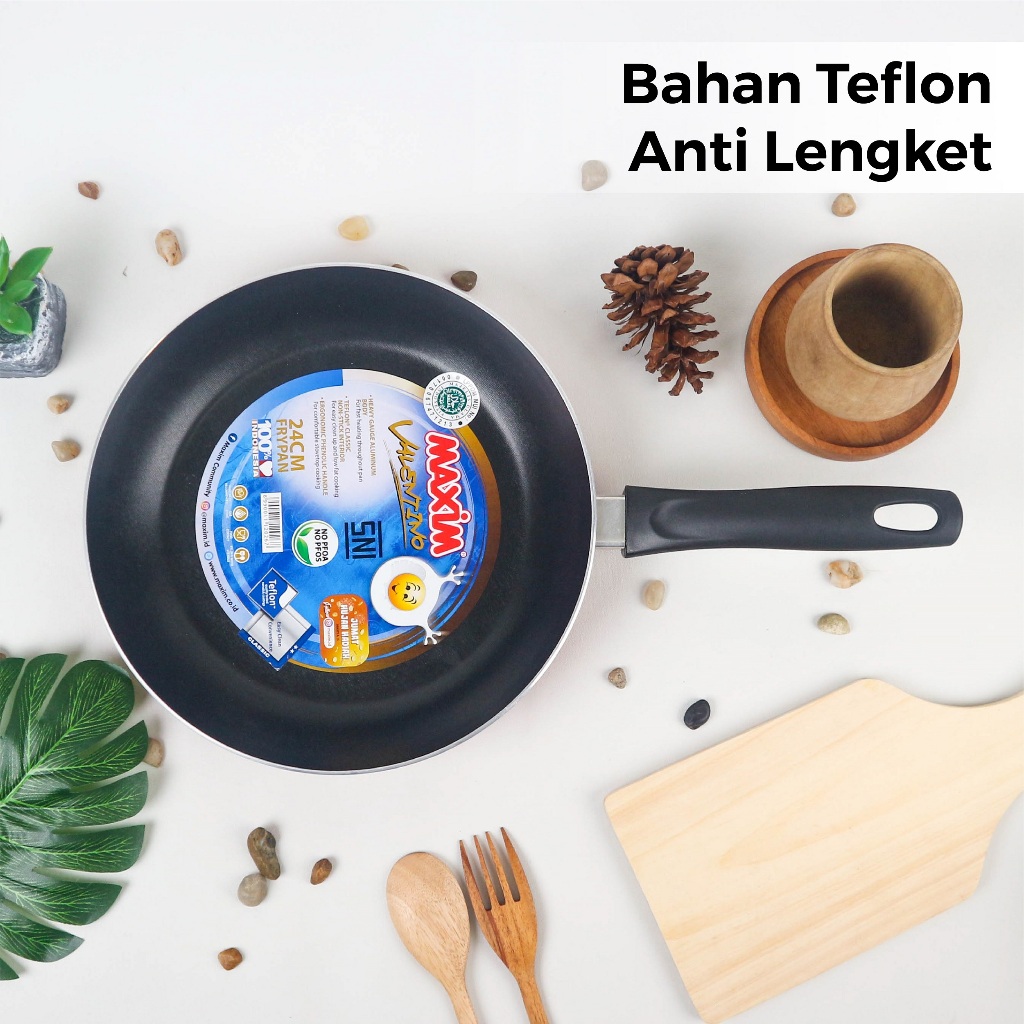 Maspion Maxim Valentino Teflon 24cm (Frypan Anti Lengket)