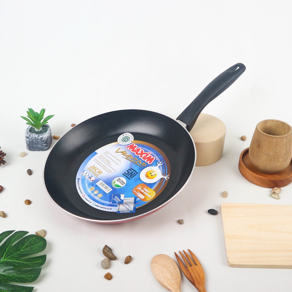 Maspion Maxim Valentino Teflon 26cm (Frypan Anti Lengket)