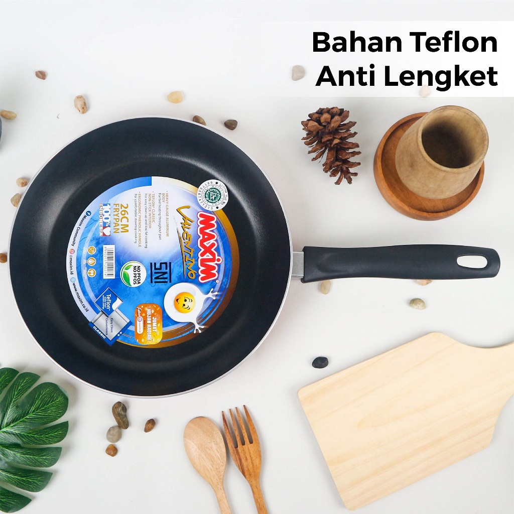 Maspion Maxim Valentino Teflon 26cm (Frypan Anti Lengket)