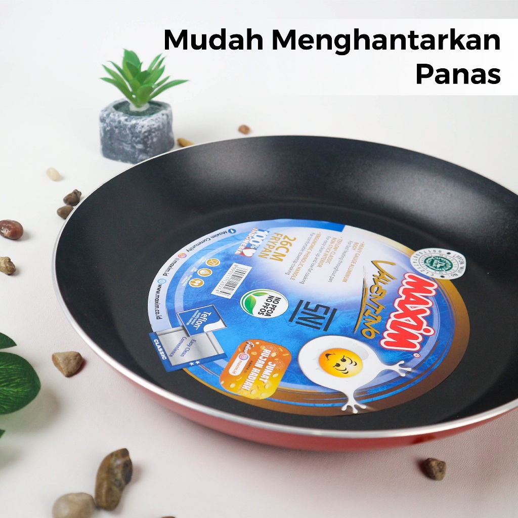 Maspion Maxim Valentino Teflon 26cm (Frypan Anti Lengket)