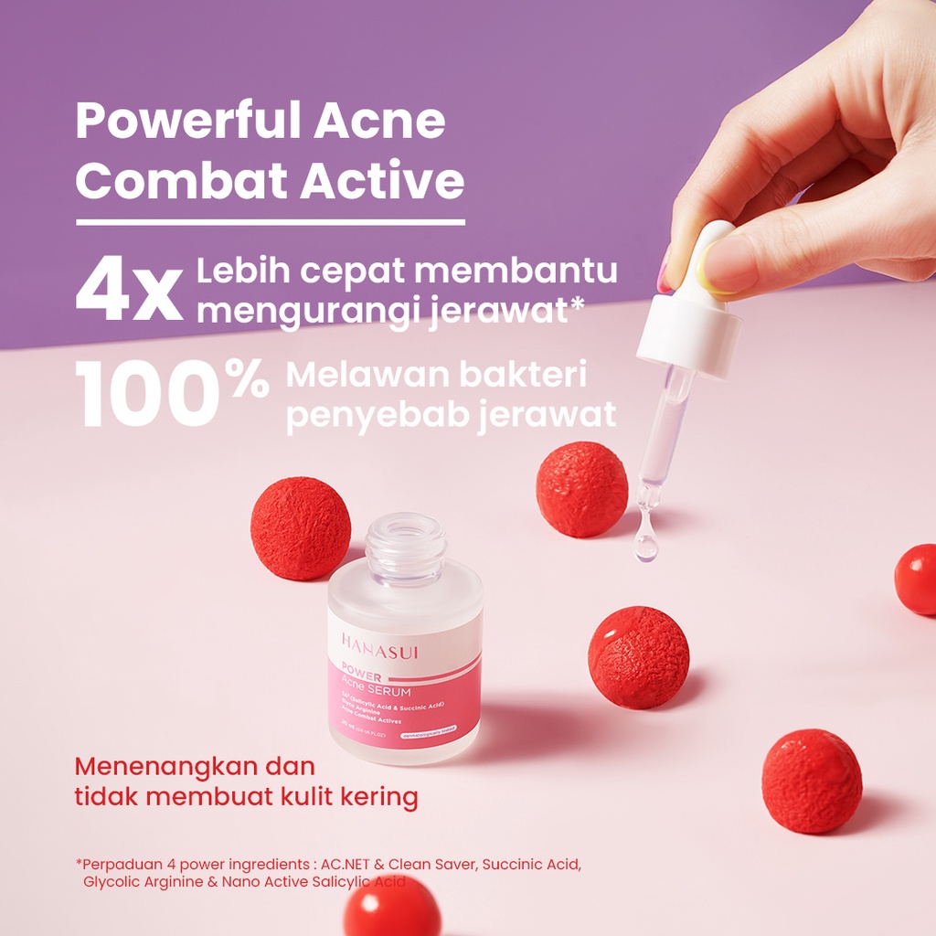 Hanasui Power Acne Serum 20ml (Pink)