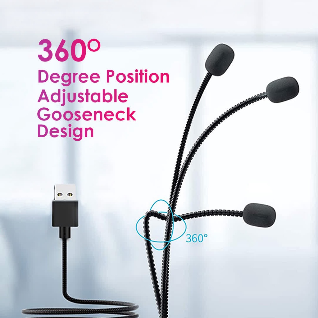 JETE Desktop Microphone M5 + Kabel 2m + USB