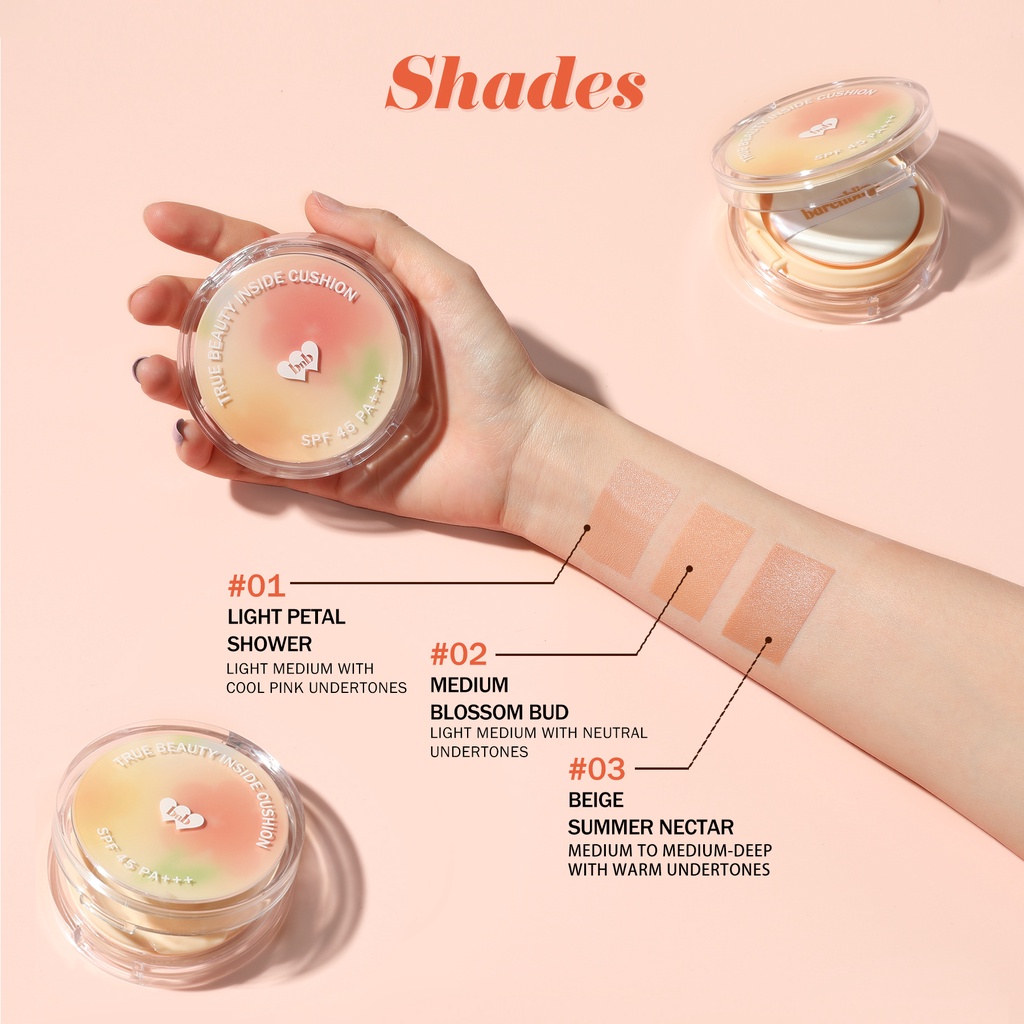 BNB Barenbliss True Beauty Inside Cushion 12gr - 01 Light Petal Shower