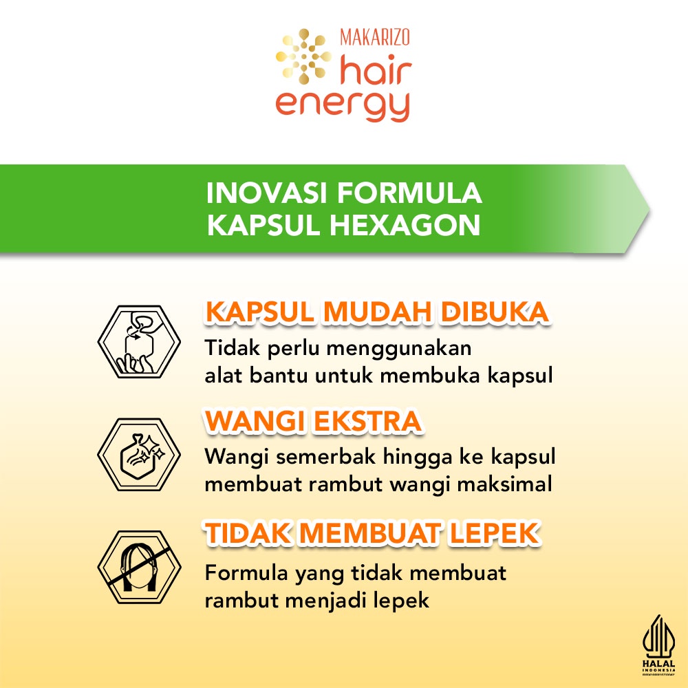 Makarizo Hair Energy Vitaglitz Hair Serum 1ml x 6 - Aloe Melon