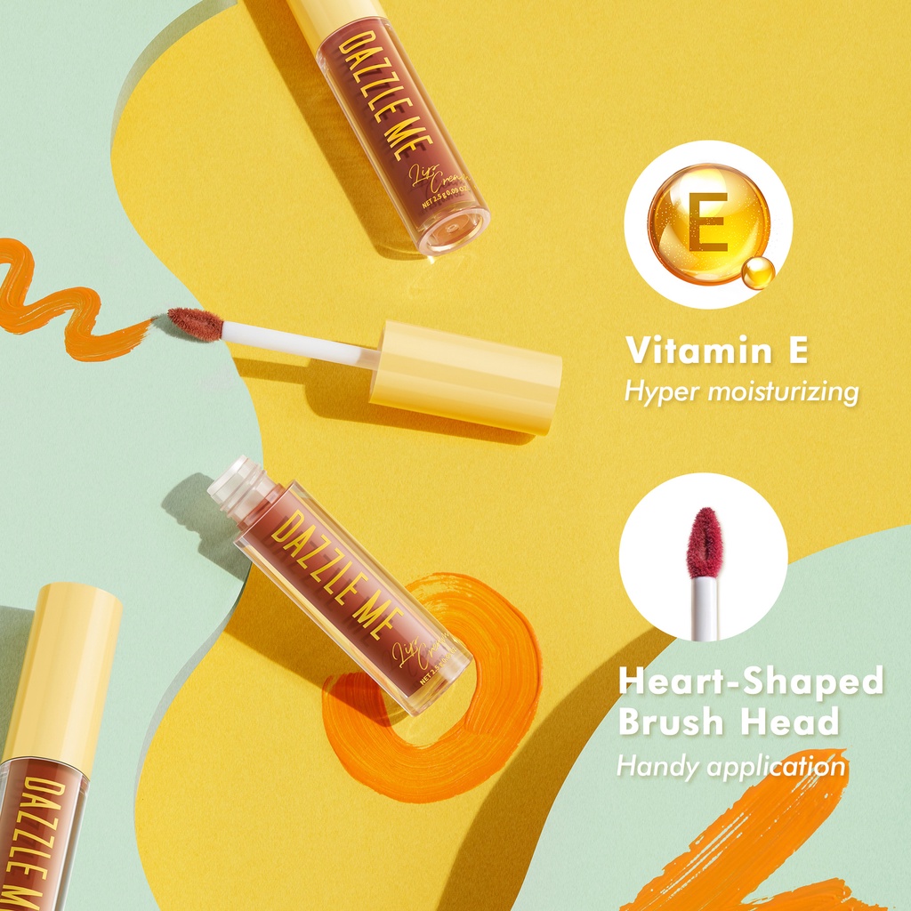 DAZZLE ME Velvet Matte Lip Cream R486 Always Red