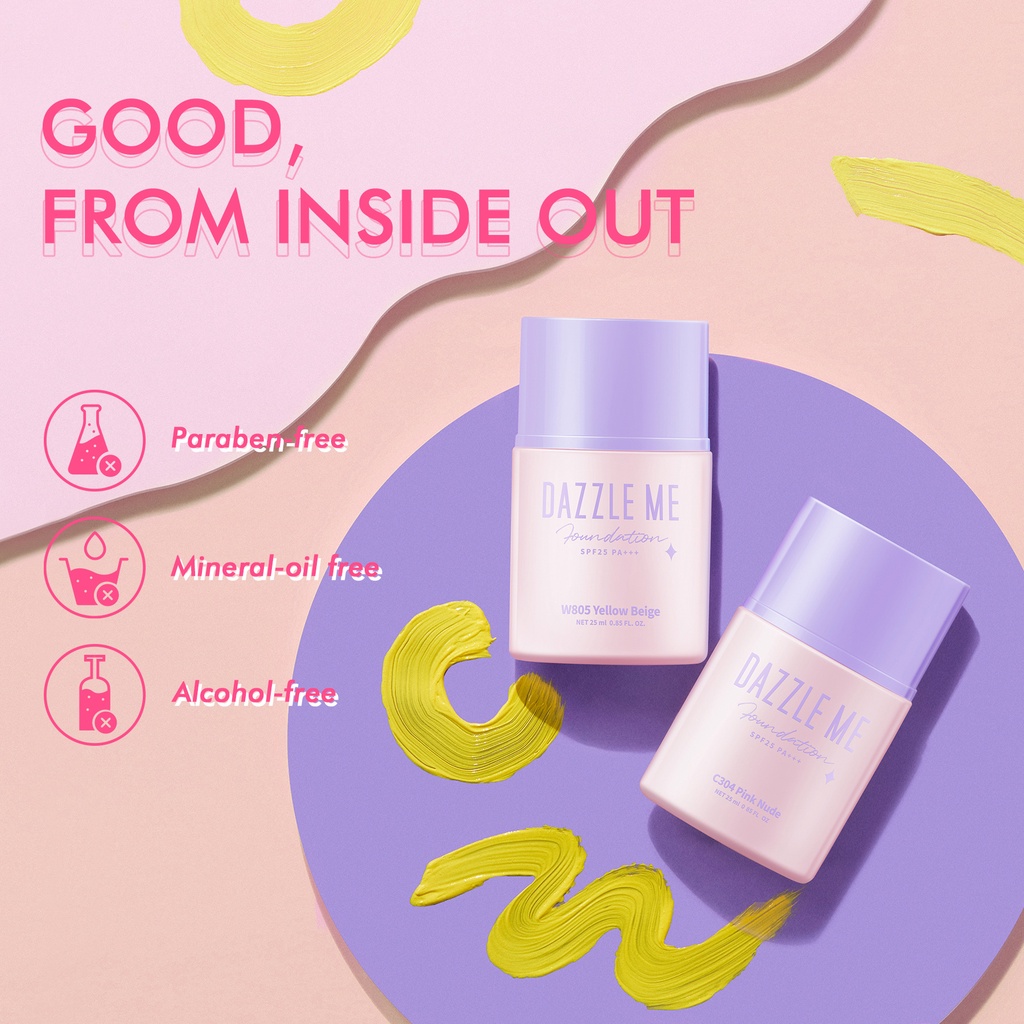 DAZZLE ME Day by Day Foundation W805 Yellow Beige