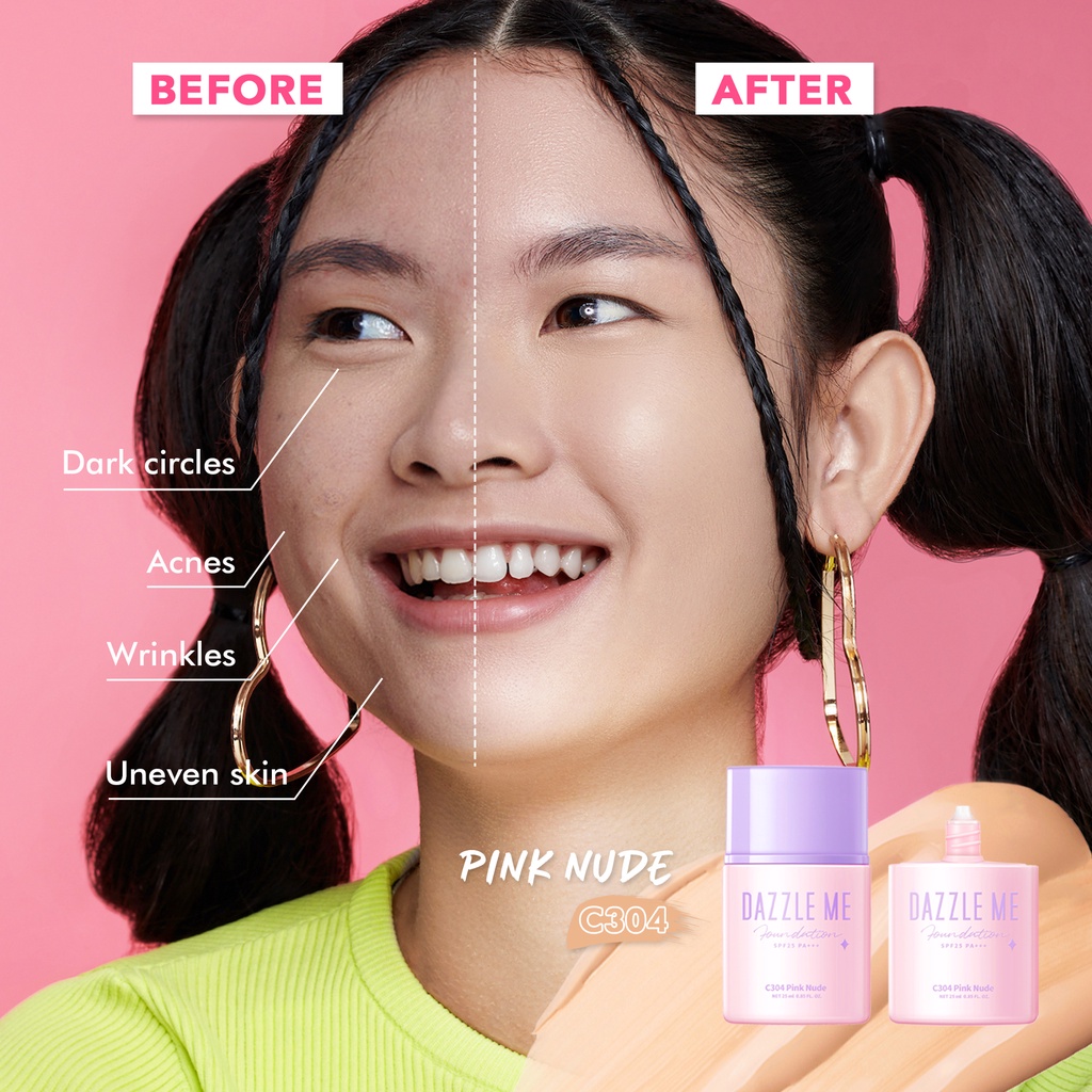 DAZZLE ME Day by Day Foundation W805 Yellow Beige