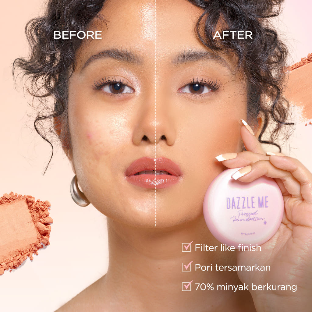 DAZZLE ME Muse Pressed Foundation 02 Natural Feeling
