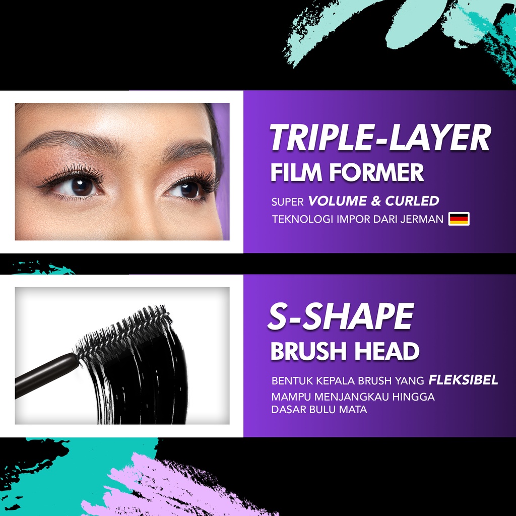 DAZZLE ME Holy Moly Volume Mascara Black