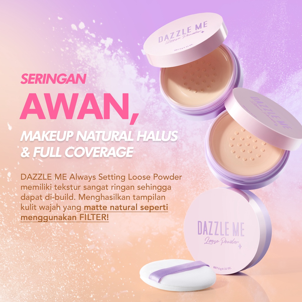 DAZZLE ME Always Setting Loose Powder 01 Luv Creamy