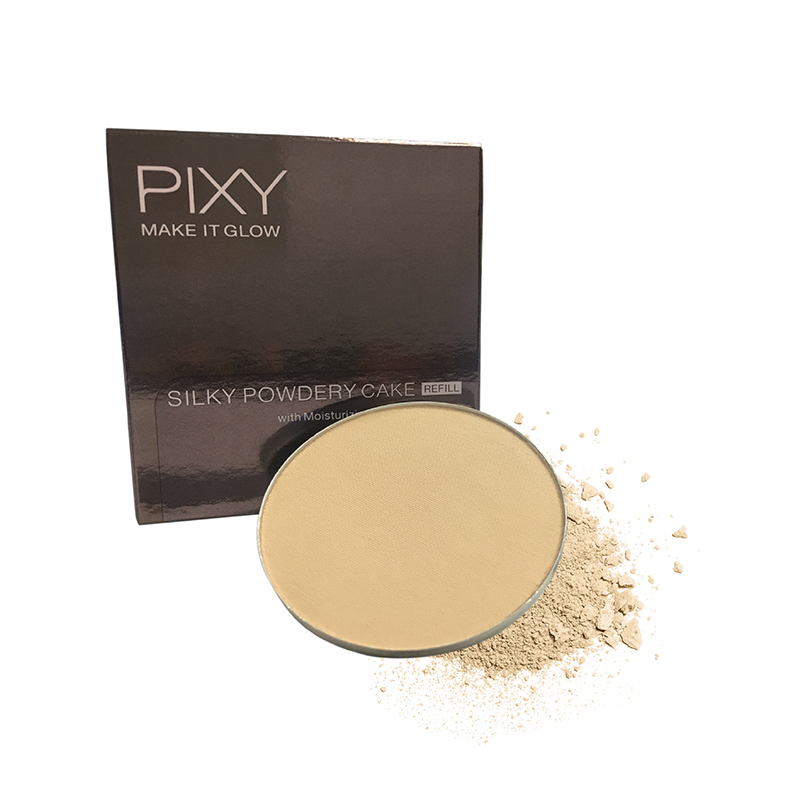 Pixy Make It Glow Silky Powdery Cake REFILL 101 Light Beige