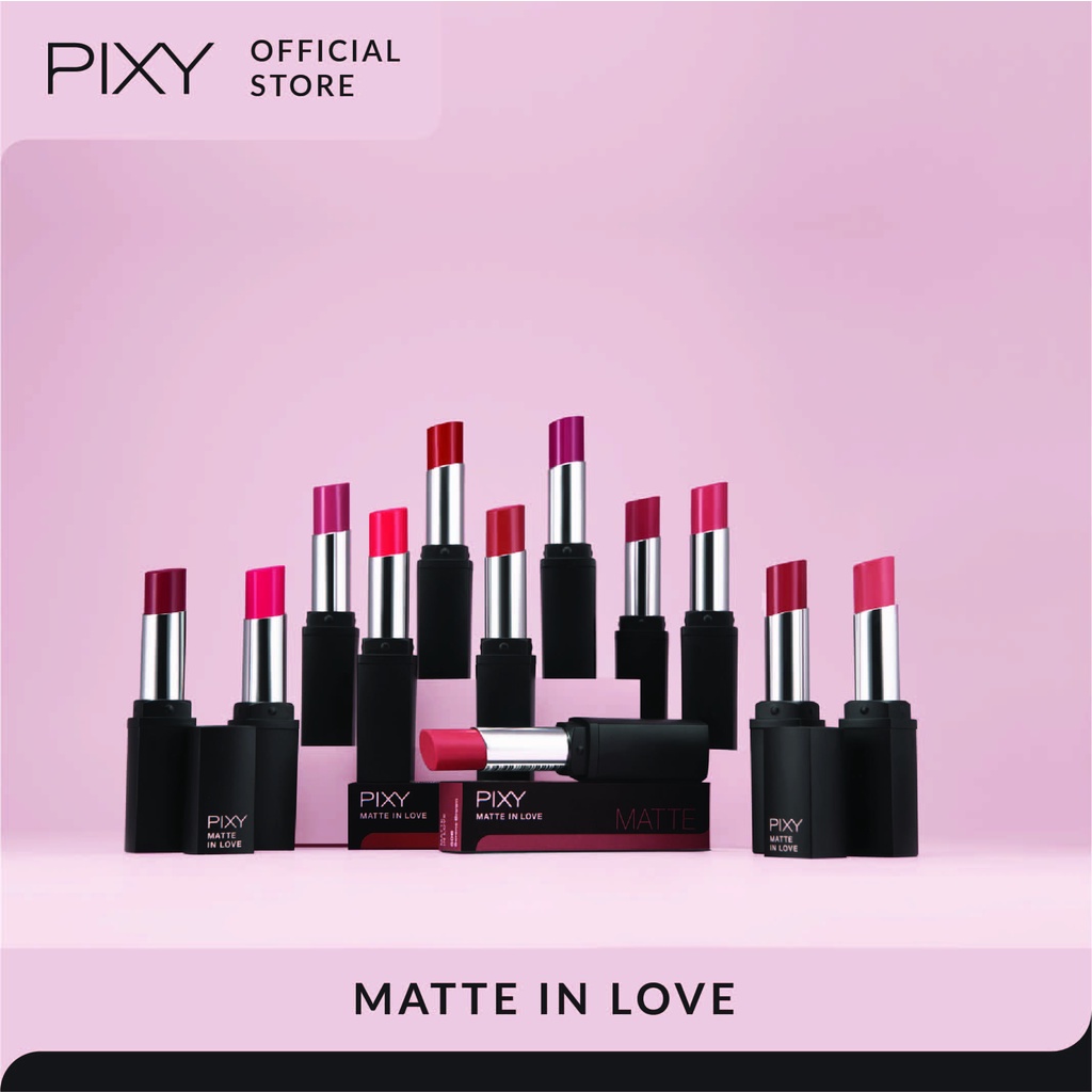 Pixy Matte in Love Lipstick 106  Red  Fushion