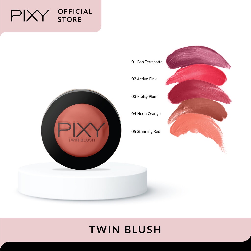 PIXY Twin Blush 02 Active Pink