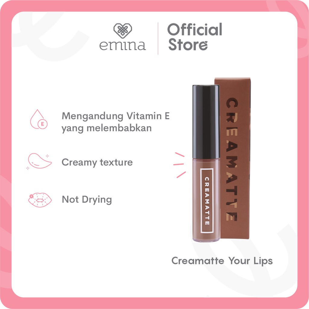 Emina Creamatte Lip Cream - 07 Tumble Weed *