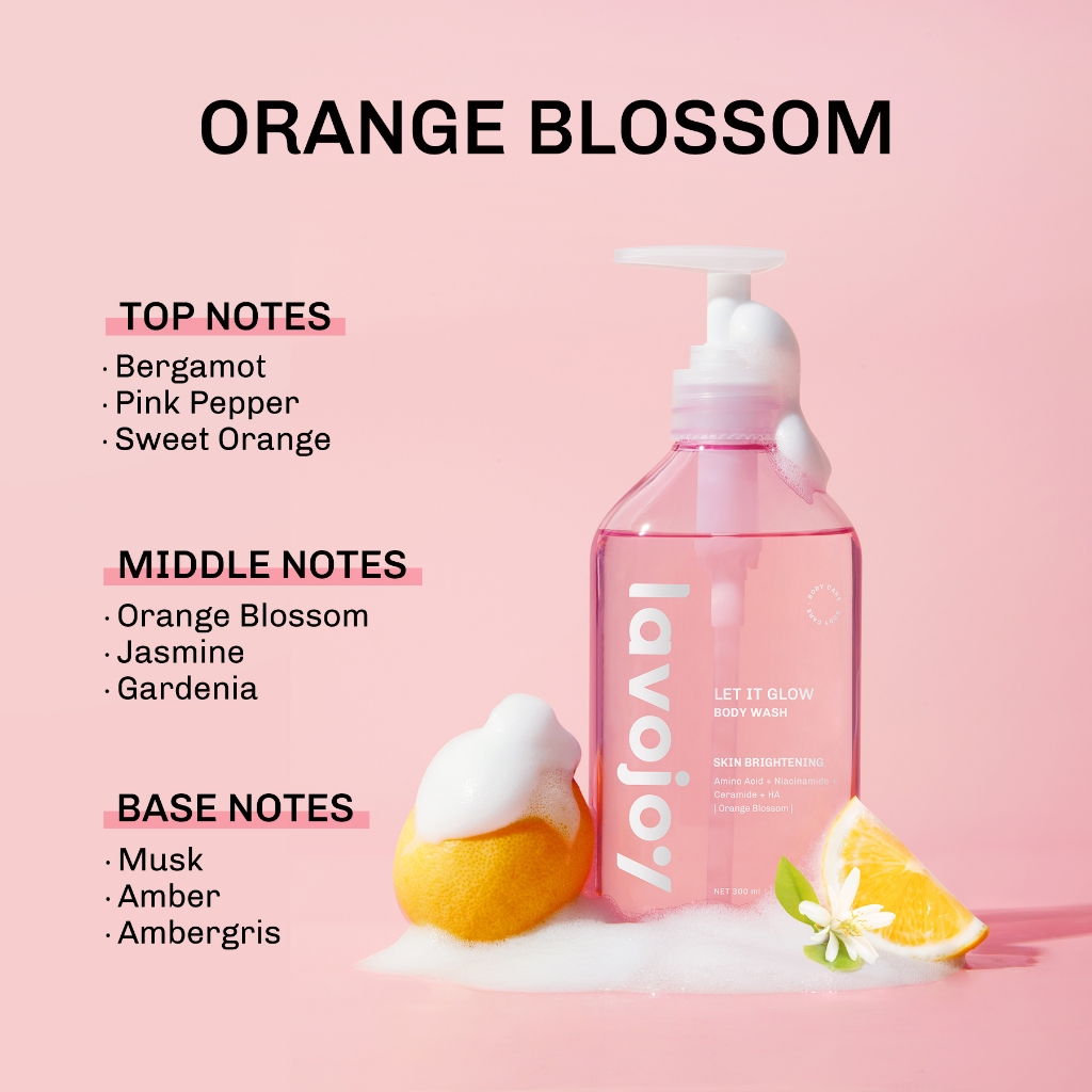 Lavojoy Let It Glow Skin Brightening Body Wash 300ml