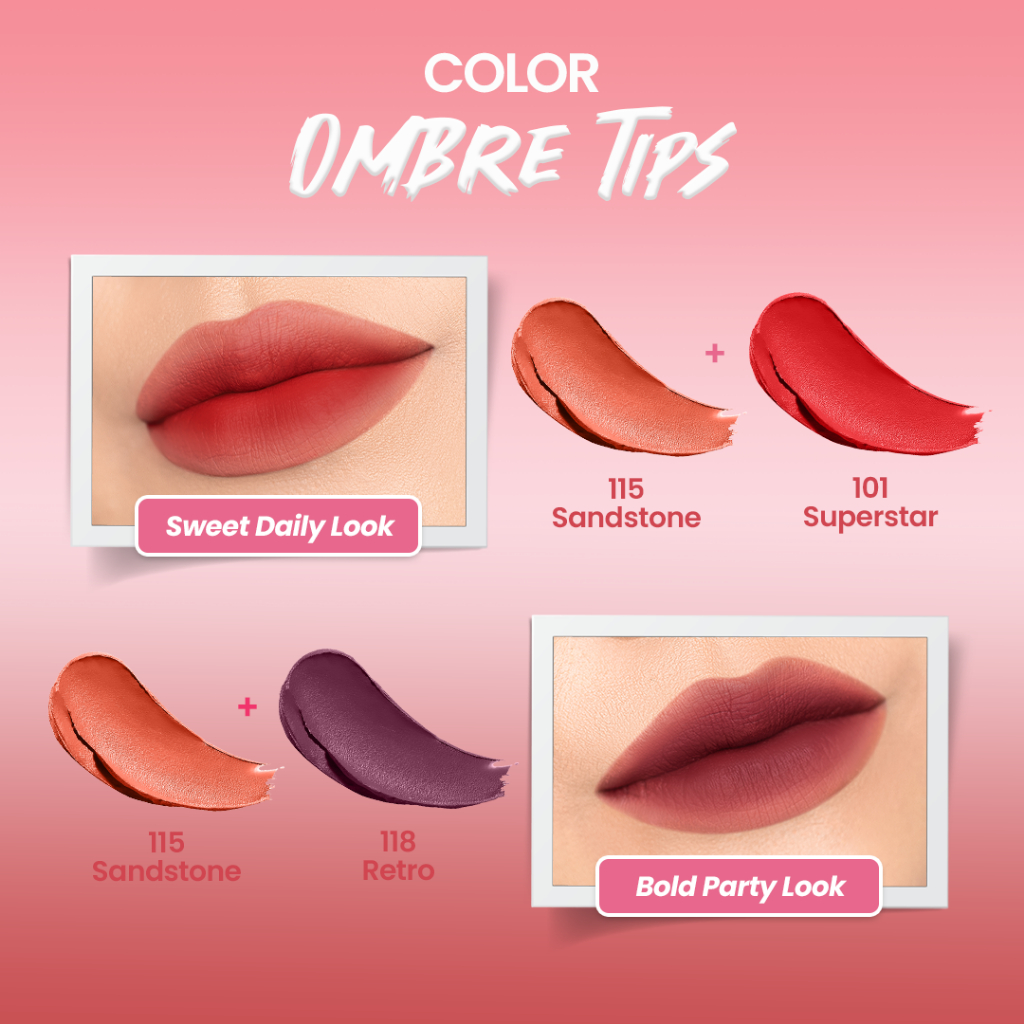 Hanasui Mattedorable Matte Lipstick 2gr - 105 Noona