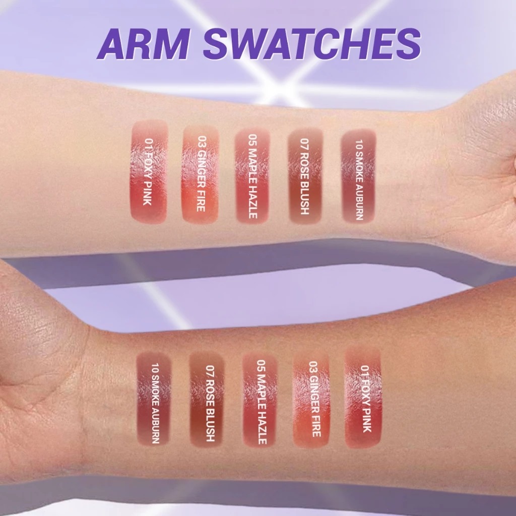 Dazzle Me Color Chrome Lip Glaze 3gr - 10 Smoke Auburn