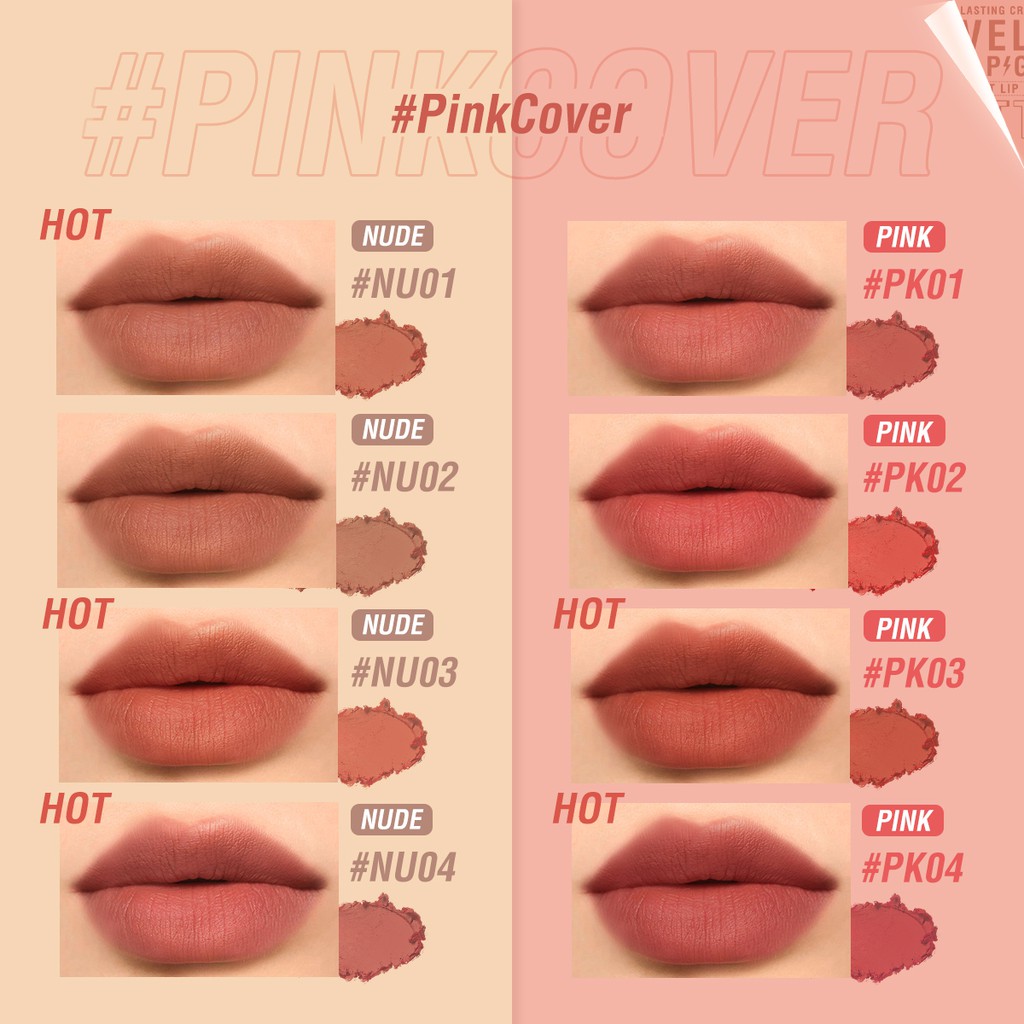 Pinkflash Silky Velvet Lipstick High Pigmented PF-L05 - PK04