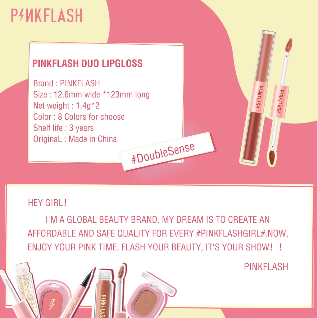 Pinkflash Duo Lipgloss PF-L13 - D01