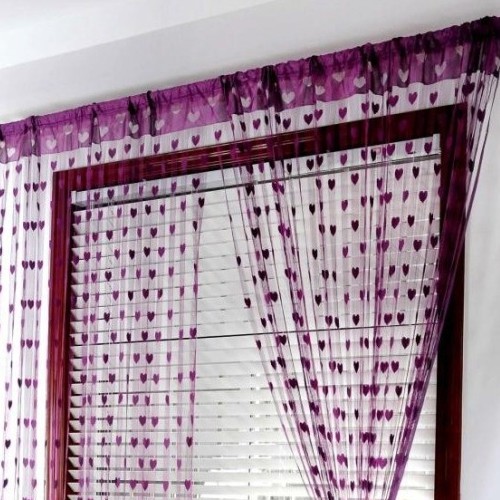 Tirai Benang Motif Love