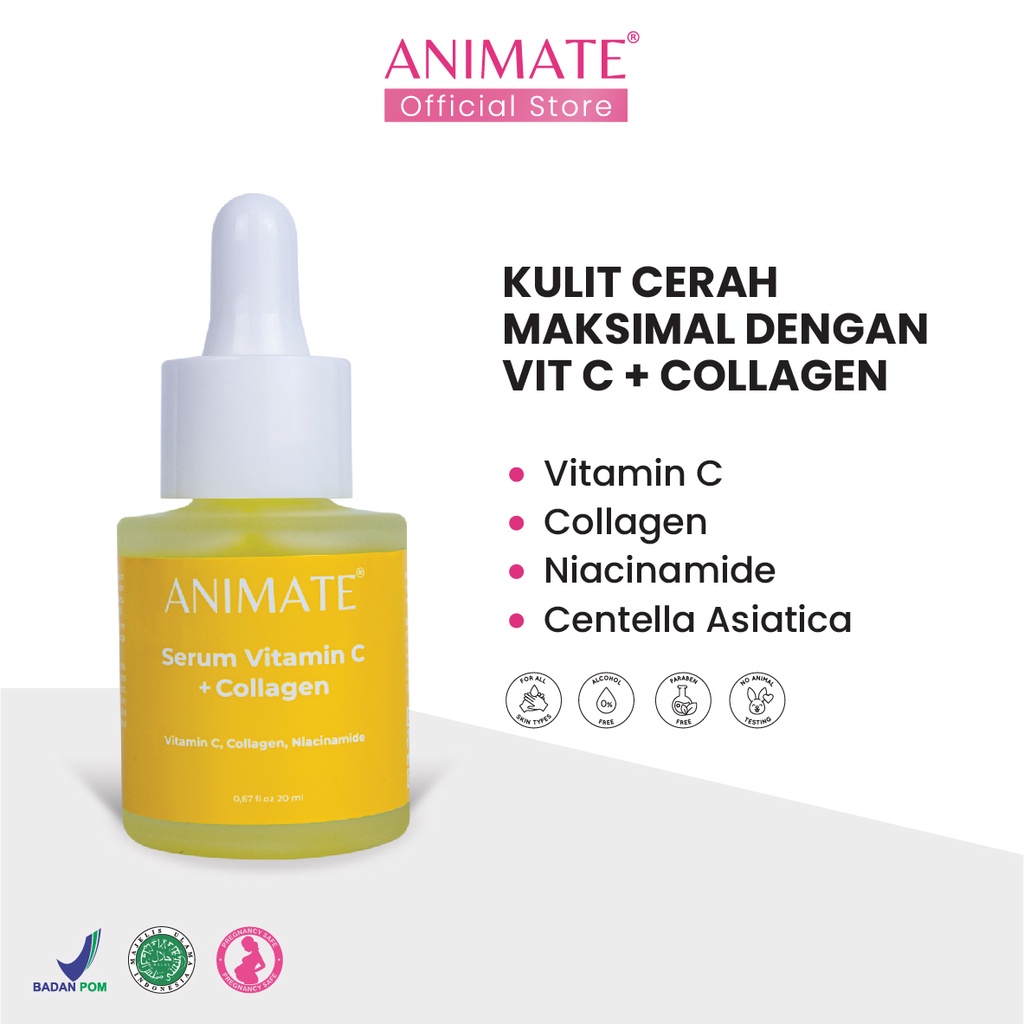 Animate Vitamin C + Collagen  Serum 20 ml