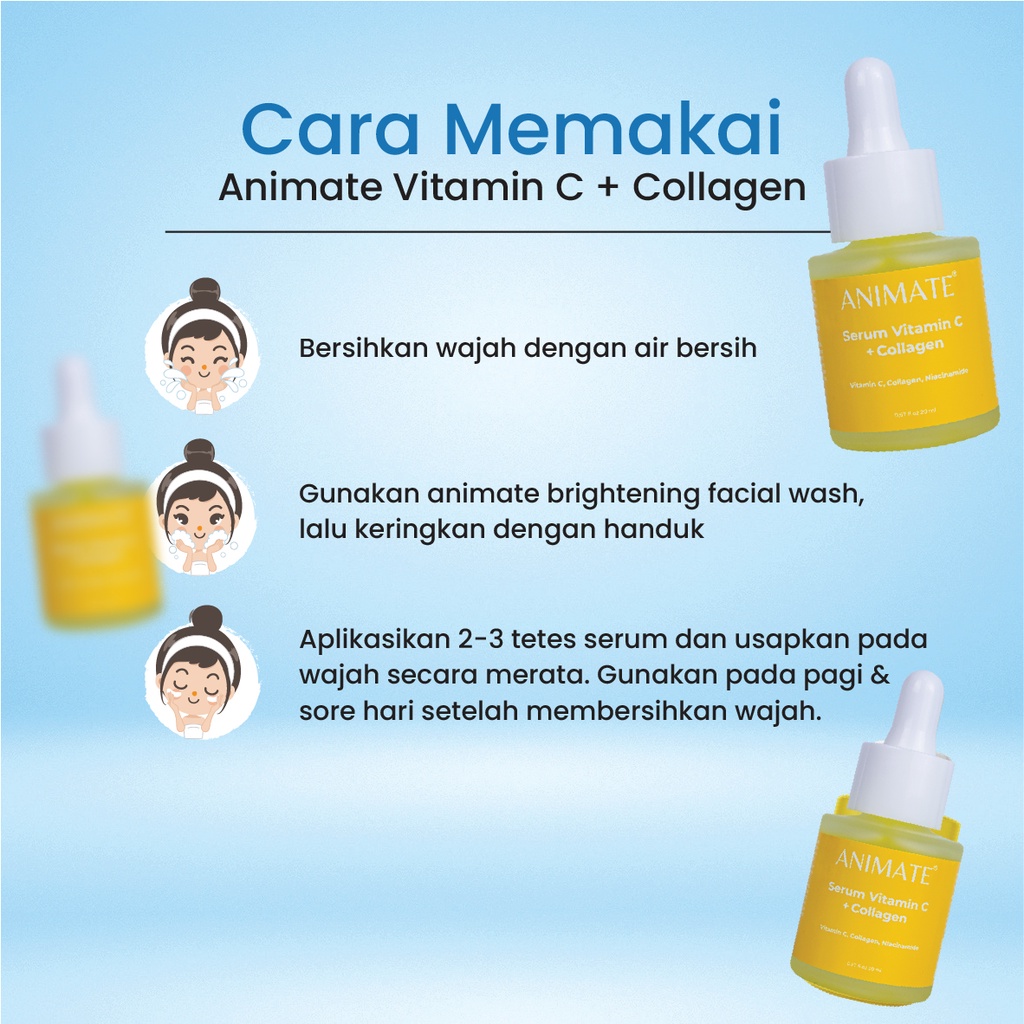 Animate Vitamin C + Collagen  Serum 20 ml