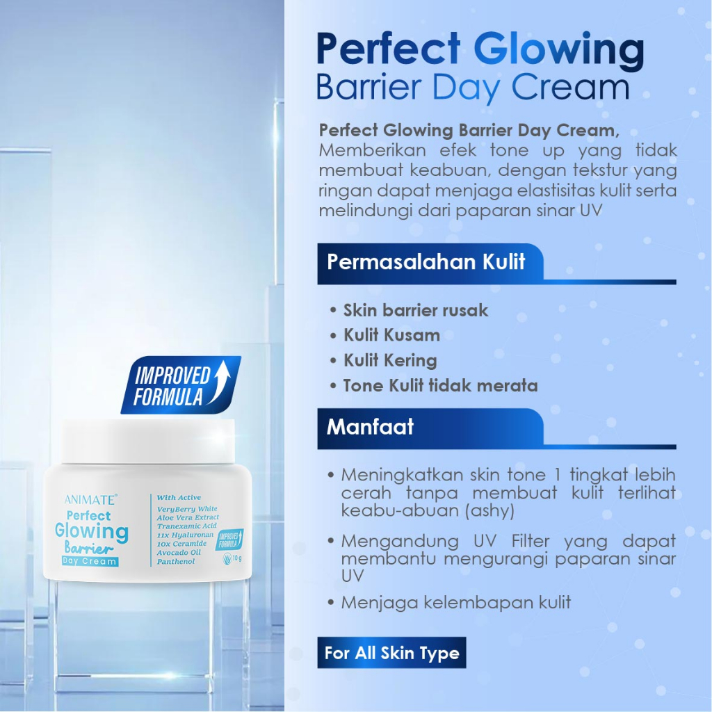 Paket Animate Glowing Barrier Series 5in1 (Biru)