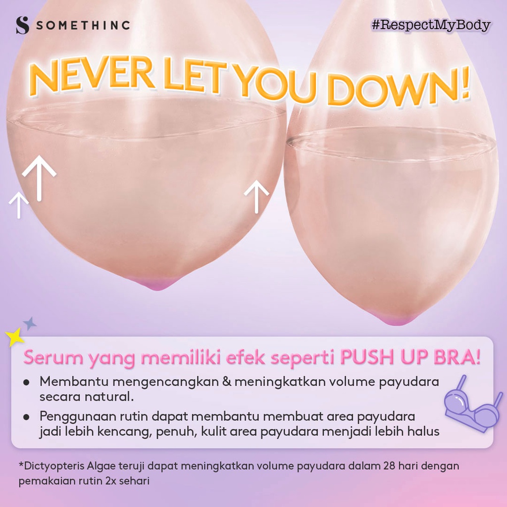 Somethinc BUST Firming Serum 50gr - Serum Pengencang
