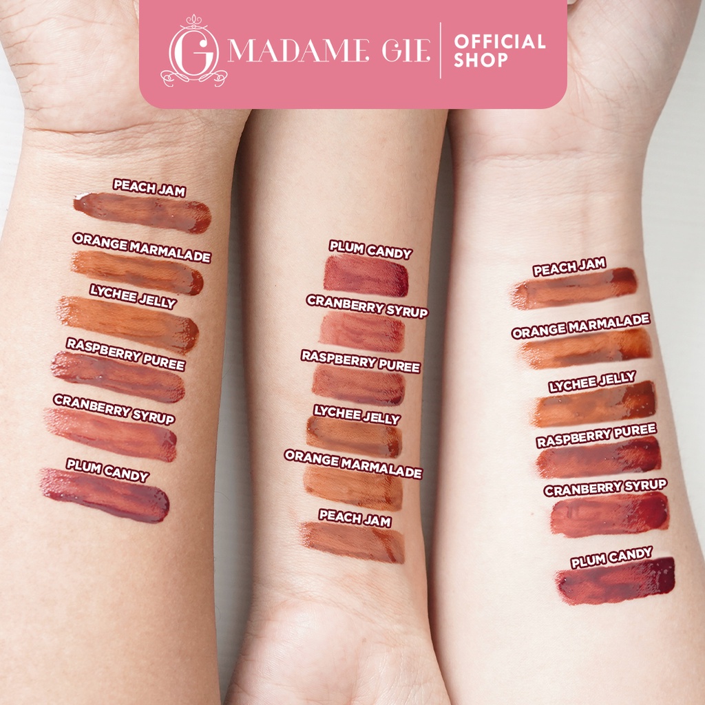Madame Gie Jelly Much Gel Lip Tint - 02 Orange