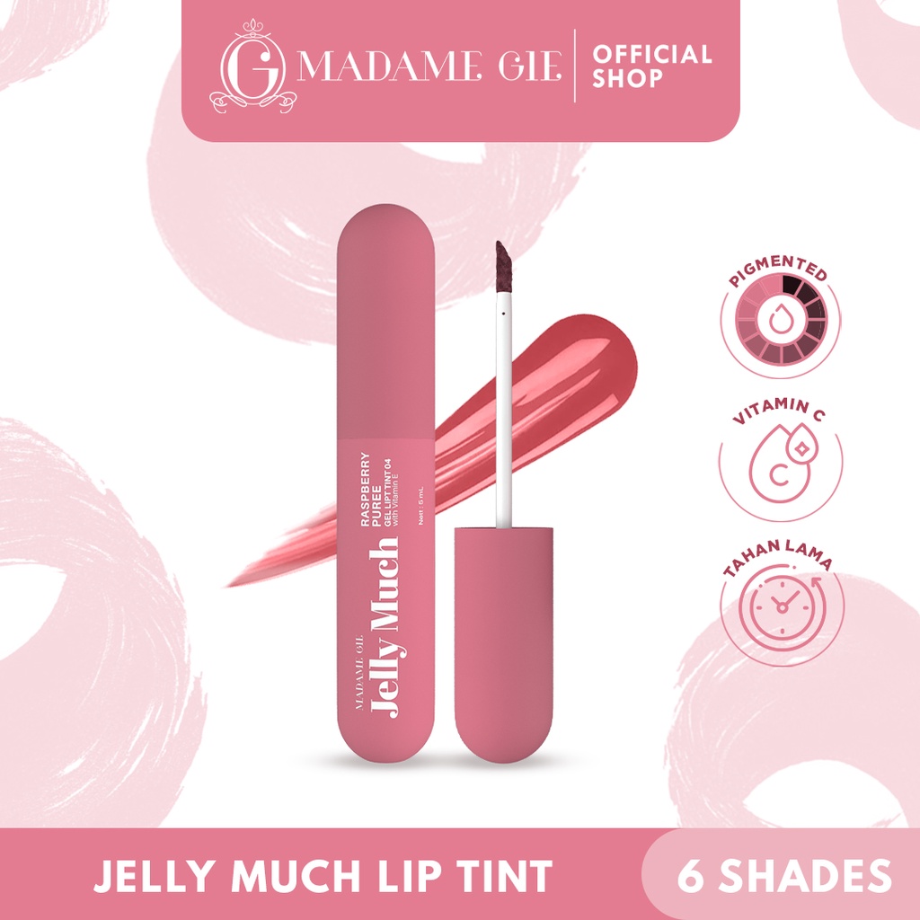 Madame Gie Jelly Much Gel Lip Tint - 03 Lychee Jelly
