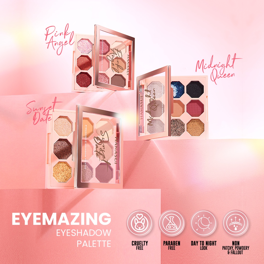 Hanasui Eyemazing Eyeshadow Palette - Sunset Date