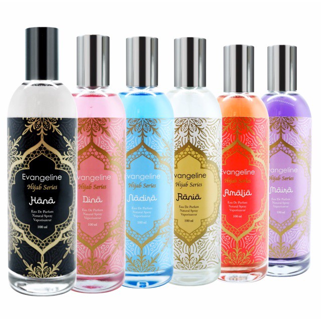 Evangeline Eau De Parfum Hijab  100ml - Hana *